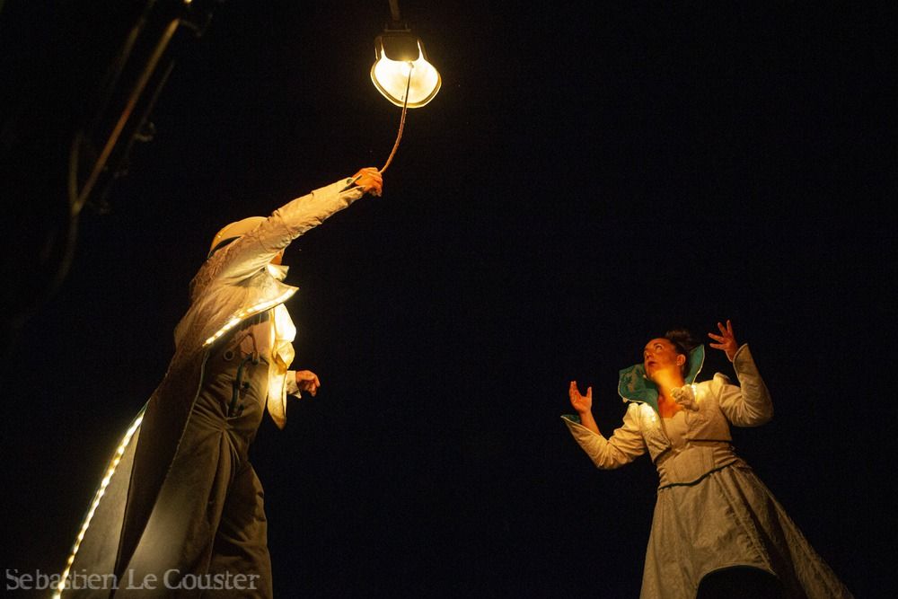 spectacle de rue embruns de la cie cirque asymetrik
